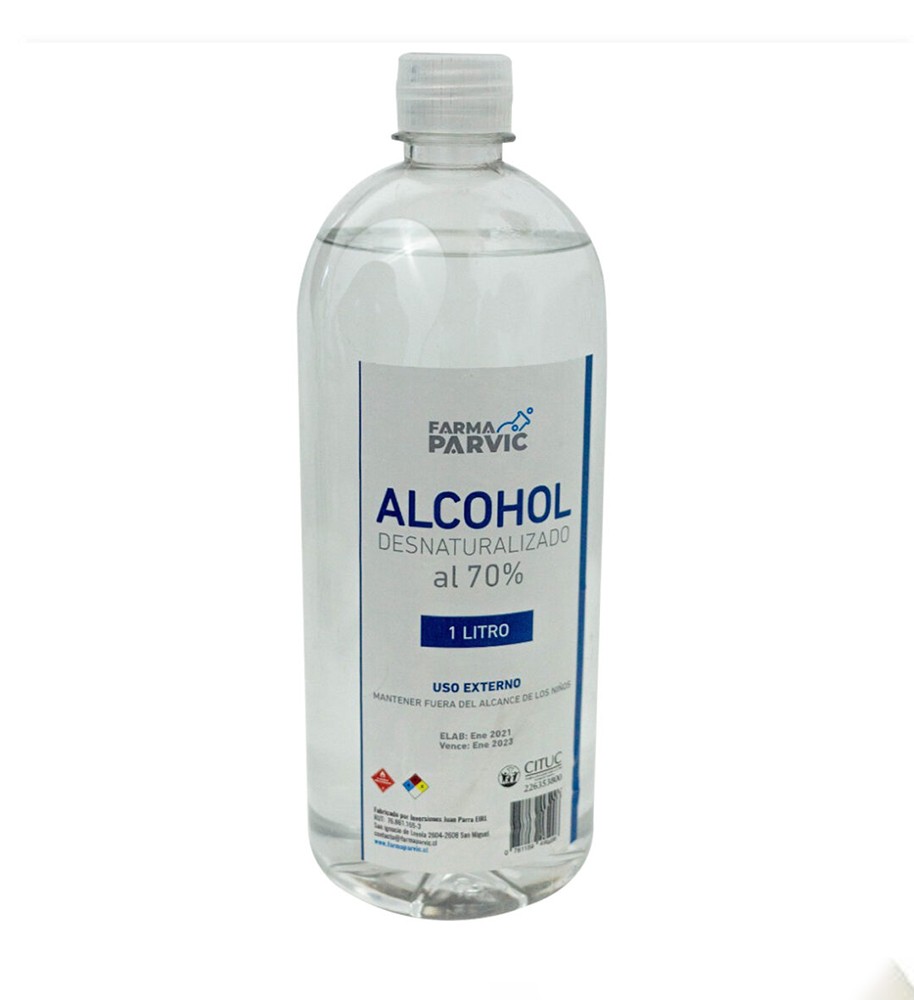 Alcohol Etilico 70% 1 Litro