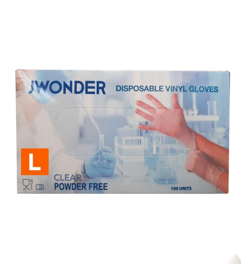 Guante Vinilo Talla L